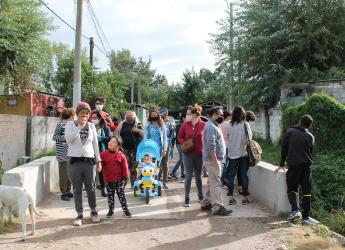 Recorrida por asentamientos Las Cañas y 12 de Octubre
