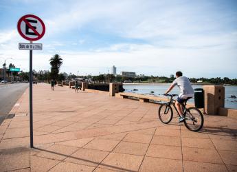Nuevas señalizaciones de tránsito en la Rambla Sur