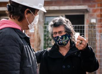 Entrega de viviendas en el barrio Cauceglia
