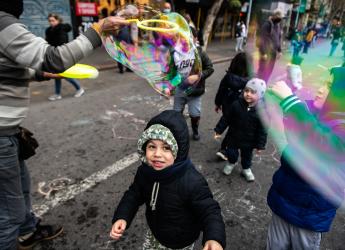 Día de la Niñez en Paseo peatonal Av. 18 de Julio