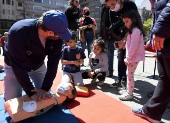  Actividades en la explanada de la Intendencia de Montevideo en el marco de la Semana del Corazón
