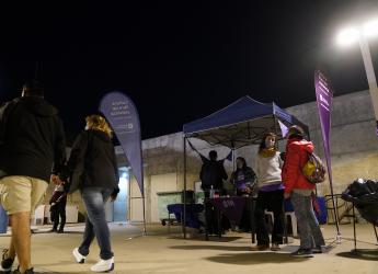 Punto Violeta en el Anfiteatro Canario Luna