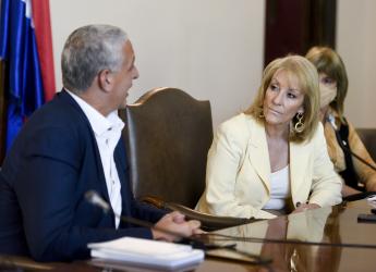 Reunión de la Intendenta Carolina Cosse con el Secretario de Derechos Humanos del Ministerio de Justicia y Derechos Humanos Horacio César Pietragalla Corti