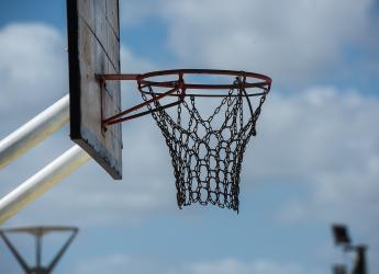 Preparativo de cancha para torneo Jr. NBA
