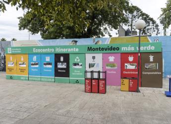 Ecocentro itinerante en la Terminal de ómnibus del Cerro