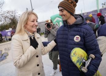 Inauguración de pista de skate en el Parque Rodó