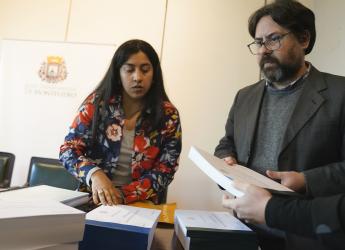 Entrega de rendición de cuentas y presupuesto a la Junta Departamental de Montevideo