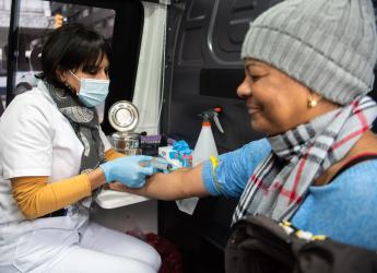 Jornada de concientización y prevención de la anemia falciforme en la explanada de la Intendencia