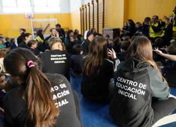 Simulacro de evacuación del Centro de Educación Inicial