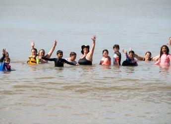 Encuentro de escuelas de mar en la playa Honda, 28 de febrero de 2023