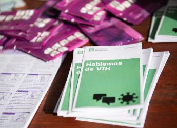Jornada de test gratuitos de VIH en la explanada de la Intendencia de Montevideo