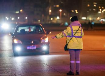 Operativo de Movilidad en la rambla de Montevideo