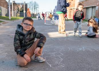 Peatonal barrial en al calle Ing. Enrique Chiancone, entre Veracierto e Hipólito Yrigoyen