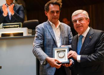 Declaración de Visitante Ilustre de Montevideo a Thomas Bach  ,23 de octubre 2023
