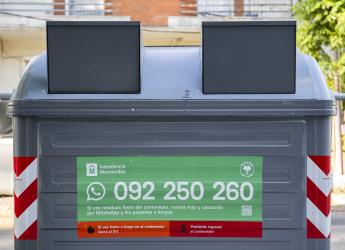 Nuevos contenedores colocados en la zona de Punta Carretas