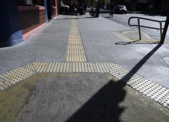 Avance de obras en veredas de Av. 8 de octubre