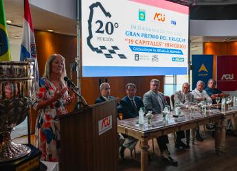 Carolina Cosse participa del lanzamiento de la vigésima edición del Gran Premio del Uruguay «19 Capitales Histórico»   ,30 de enero de 2024