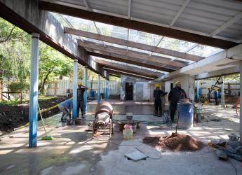 Avance de obras en el Mercado Verde