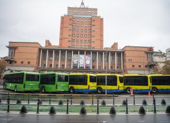 Presentación de nuevos coches eléctricos de las cooperativas de transporte Ucot, Coetc y Come
