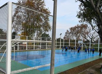  Inauguración de obras del presupuesto participativo en la cancha del Espacio Las Duranas