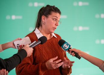 Rueda de prensa de la directora de Recursos Fianncieros Ximena Muñiz