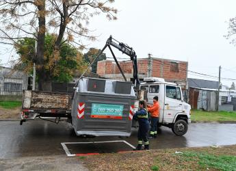 Rotación de contenedores en el Municipio A, 6 de agosto de 2024