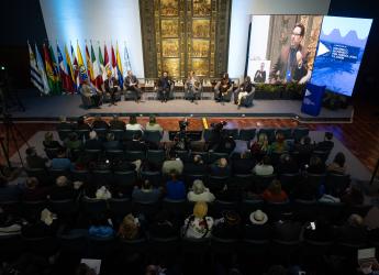 Mesa inaugural: Nuevas miradas y modelos para un desarrollo económico local, en la apertura del 4° Foro Regional de Desarrollo Económico Local