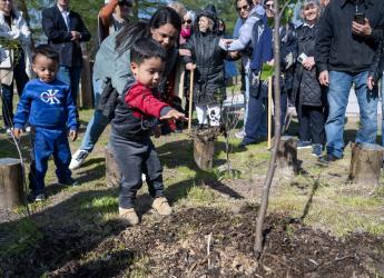 Inauguración de obras del Presupuesto Participativo  en la plaza Gerónimo Izetta