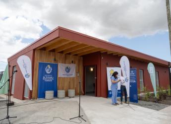  Inauguración de policlínica en el Parque Cauceglia