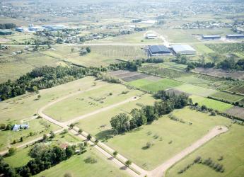 Montevideo rural vista aerea