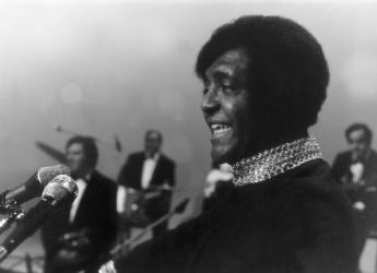 Ruben Rada durante el Festival de la canción de Rio de Janeiro, Brasil. Año 1969