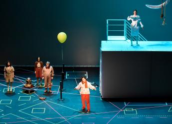 Estreno de la opera El Consul, en el Teatro Solis.