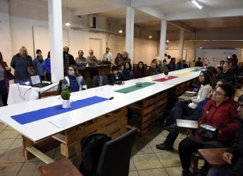 Primera reunión de trabajo de ENLACE, el primer cowork público.