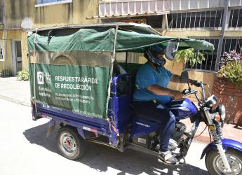 Traslado de bolsones en cooperativa CAMVU a planta de clasificación