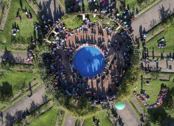 Escenario en el Rosedal del Prado por la Semana Criolla 2022
