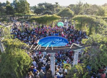 Escenario en el Rosedal del Prado por la Semana Criolla 2022