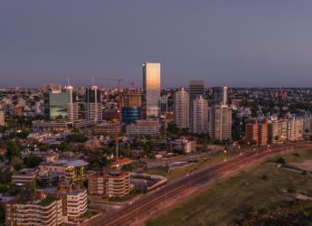 Vista aérea de Montevideo 