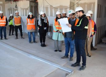 Intendente de Montevideo, Mauricio Zunino visita obras del Laboratorio de Bromatología