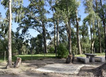 Zona de fogones en Parque Público Punta Yeguas 