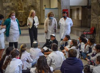 Visita de alumnas y alumnos de la escuela Nº 41 de Mercedes