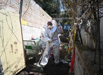Operativo de limpieza en barrio Mercado Modelo