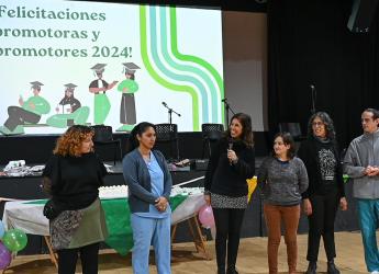 Cierre del curso de formación de promotores y promotoras de salud adolescente en Casavalle