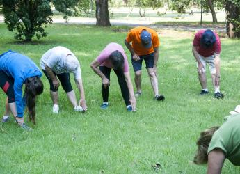 Actividad deportiva en el Jardín Botánico
