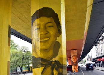 Intervención artística en el Viaducto de Paso Molino