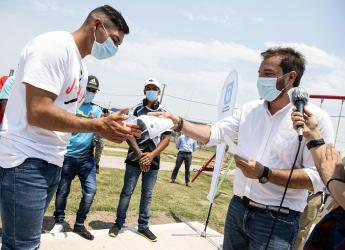 Inauguración de plaza en la Unidad n°4 de Santiago Vazquez