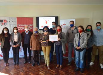 Reconocimiento al sitio de enseñanza de resucitación cardíaca de la IM