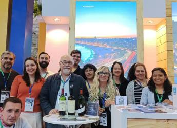 Stand de Montevideo en la feria internacional de turismo Festuris, Gramado, Brasil.