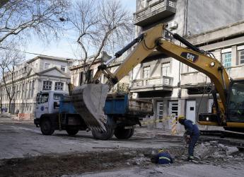 Obras en calle Paysandú