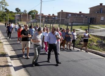Recorrida por obras en barrio Pablo Estramín
