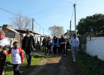 Recorrida por los asentamientos Nueva Estrella y Nuestro Amanecer en el marco del Plan ABC 